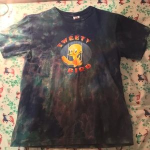 Vintage Looney toons Warner bros tie dye t shirt!